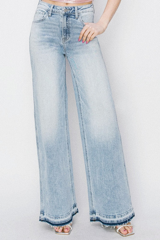 Taylor High Rise Wide Leg Jeans